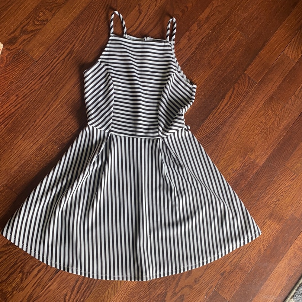 high-neck summer dress